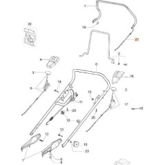 FIL DE TRACTION EMAK ORIGINAL 8203402AR | NewgardenParts.com