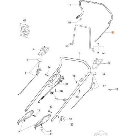 CABLE DE TRACCIÓN EMAK ORIGINAL 8203402AR | NewgardenParts.com