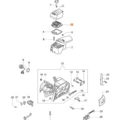 Filtre à air complet (40 microns) d'origine EMAK 50070036R