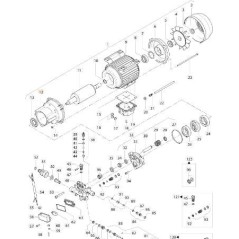 FLANGIA MOTORE ORIGINALE EMAK CH10090268
