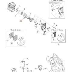 FLANGIA TERMICA ORIGINALE EMAK 56550114R | NewgardenParts.com