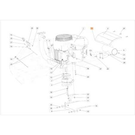 ORIGINAL THERMISCHER FLANSCH EMAK SGN273222003R | NewgardenParts.com