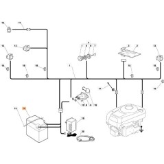 KIT BATTERIE + KIT CÂBLE ADAPTATEUR EMAK ORIGINAL 68120048