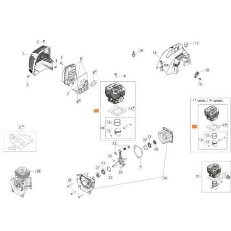 ORIGINAL EMAK CYLINDER AND PISTON KIT 61290056 | NewgardenParts.com