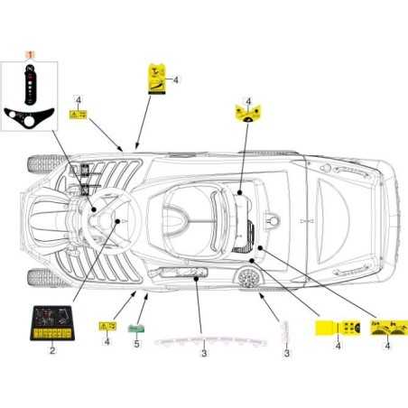 ORIGINAL EMAK-ETIKETTENSATZ 68130683R | NewgardenParts.com