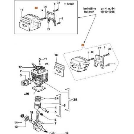 ORIGINAL EMAK SCHALLDÄMPFER-KIT 52010441A | NewgardenParts.com