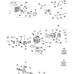 KIT SILENCIADOR ORIGINAL EMAK 52020258 | NewgardenParts.com