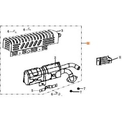 KIT SILENCIADOR ORIGINAL EMAK L66150308 | NewgardenParts.com