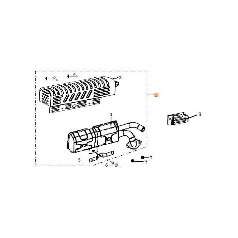 ORIGINAL EMAK SCHALLDÄMPFER-KIT L66150308