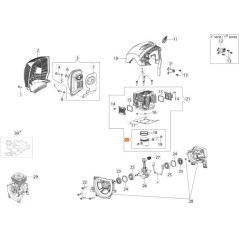 ORIGINAL PISTON KIT EMAK 61400182 | NewgardenParts.com