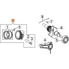 ORIGINAL PISTON KIT EMAK L66150672 | NewgardenParts.com