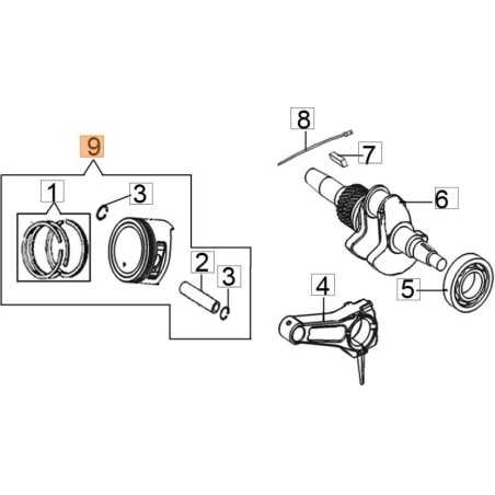 ORIGINAL PISTON KIT EMAK L66150672 | NewgardenParts.com