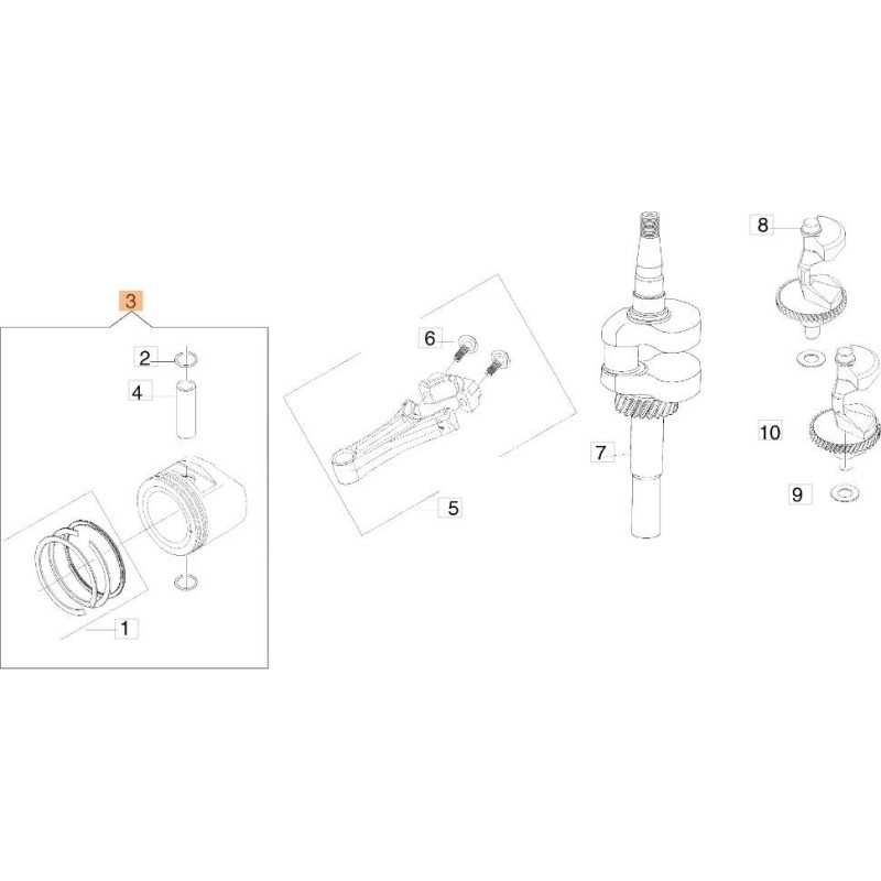 ORIGINAL PISTON KIT EMAK L66151182