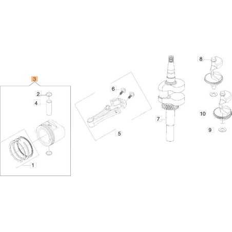 ORIGINAL PISTON KIT EMAK L66151182 | NewgardenParts.com