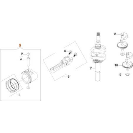 ORIGINAL PISTON KIT EMAK L66151502 | NewgardenParts.com