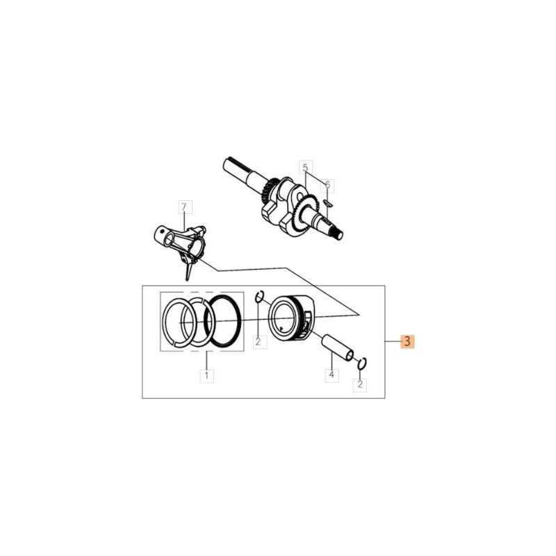 KIT DE PISTONES ORIGINALES EMAK L66151627