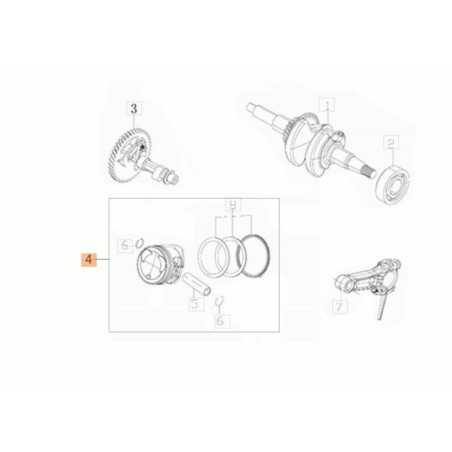 ORIGINAL PISTON KIT EMAK L66151845 | NewgardenParts.com