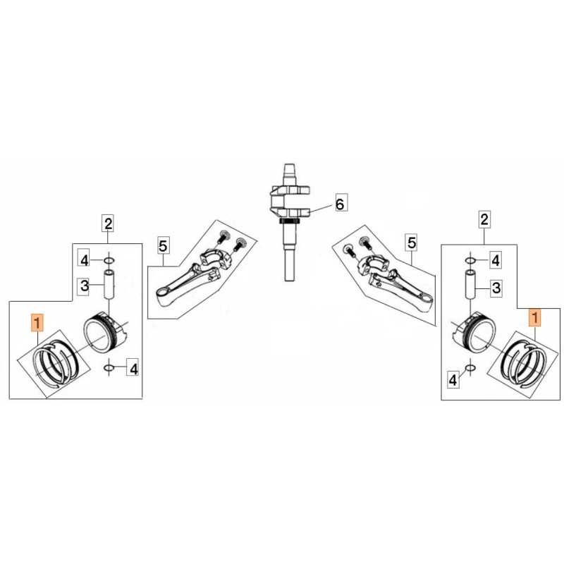KIT DE SEGMENTOS ORIGINALES EMAK L66151059