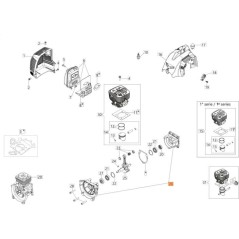 KIT DE MEDIO CÁRTER EMAK ORIGINAL + TORNILLOS 61280292 | NewgardenParts.com