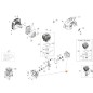 ORIGINAL EMAK HALF CRANKCASE KIT + SCREWS 61280292