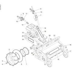 PLATE KIT WB 80 HR 11 OLEO MAC ORIGINAL EMAK 68242020R