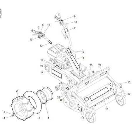 PLATE KIT WB 80 HR 11 OLEO MAC ORIGINAL EMAK 68242020R | NewgardenParts.com