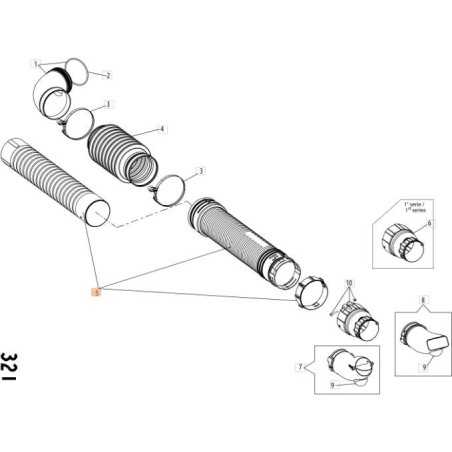 SCHLAUCHSATZ D.100 ORIGINAL EMAK CFI0G43500 | NewgardenParts.com