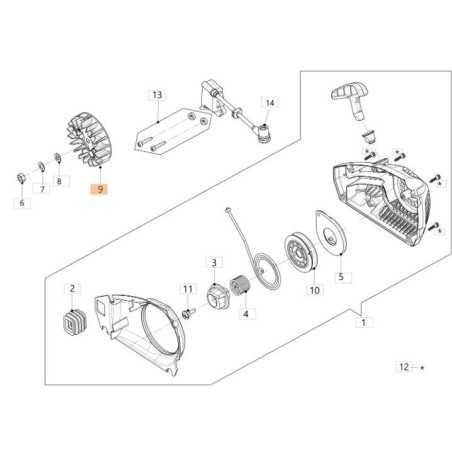 ORIGINAL FLYWHEEL KIT EMAK 50350040R | NewgardenParts.com
