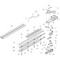 600 BLADE FOR HEDGES OM HC 246P / EF TG 2460P ORIGINAL EMAK W58070005R