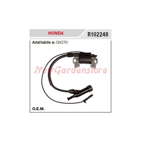 Bobina di accensione HONDA motozappa GX270 R102248 | NewgardenParts.com