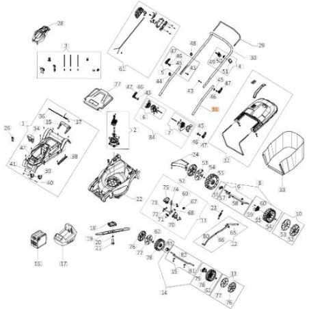 TUBO DE MANILLAR ORIGINAL EMAK LR000013R | NewgardenParts.com