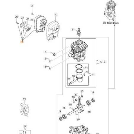 SILENCIEUX COMPLET ORIGINAL EMAK 56550116CR | NewgardenParts.com