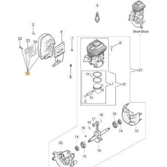 SILENCIEUX COMPLET ORIGINAL EMAK 56550171CR | NewgardenParts.com