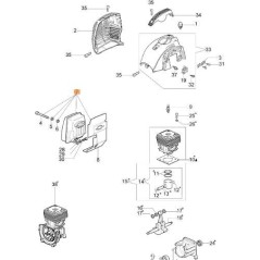 SILENCIADOR COMPLETO ORIGINAL EMAK 61250311AR | NewgardenParts.com