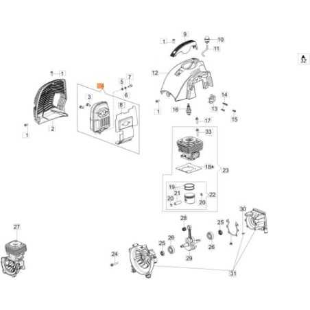 SILENCIEUX COMPLET ORIGINAL EMAK 61350331R | NewgardenParts.com