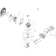 SILENCIADOR COMPLETO ORIGINAL EMAK 61370015AR | NewgardenParts.com