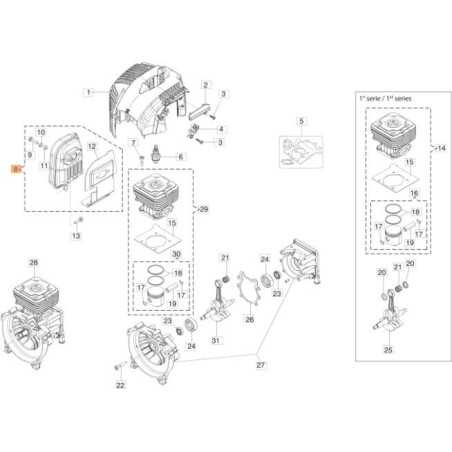 SILENCIEUX COMPLET ORIGINAL EMAK 61422017AR | NewgardenParts.com