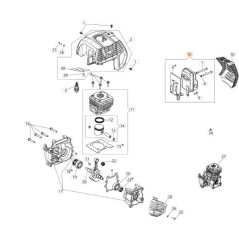 SILENCIADOR COMPLETO ORIGINAL EMAK 61512006R | NewgardenParts.com