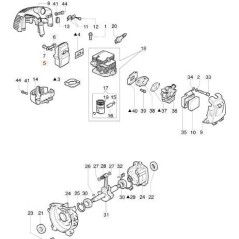 SILENCIADOR ORIGINAL EMAK 58040140AR | NewgardenParts.com