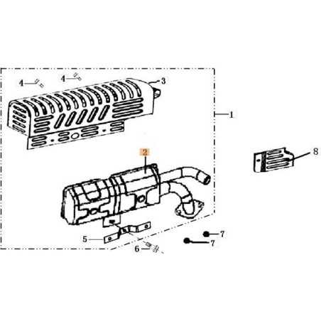 SILENCIEUX D'ORIGINE EMAK L66150345 | NewgardenParts.com