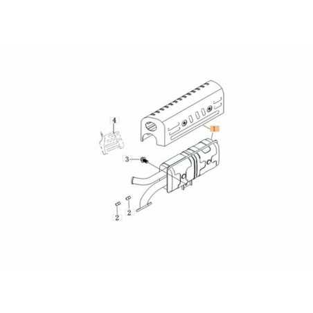SILENCIEUX D'ORIGINE EMAK L66152056 | NewgardenParts.com