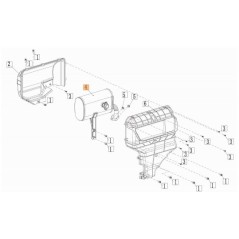 SILENCIADOR ORIGINAL EMAK L66152702 | NewgardenParts.com