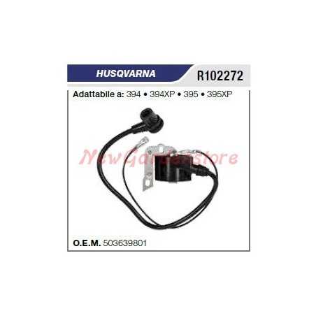 Ignition coil HUSQVARNA chainsaw 394 395 395XP R102272 | NewgardenParts.com