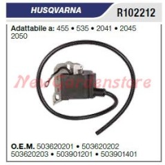 Ignition coil HUSQVARNA chainsaw 455 535 2041 2045 2050 R102212 | NewgardenParts.com
