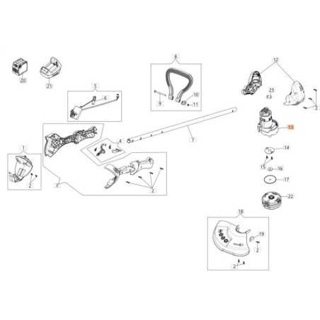 MOTORIDUTTORE C/CABLAGGI (DC 27V 300W) ORIGINALE EMAK 54042008AR | NewgardenParts.com