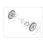 MOYEU DE ROUE ORIGINAL EMAK PB0302030014
