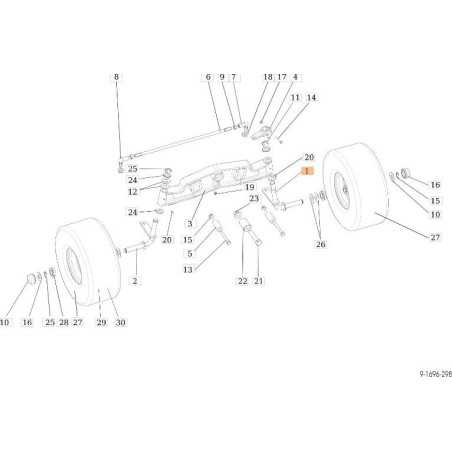 ORIGINAL WHEEL PIN EMAK SGS532916432263 | NewgardenParts.com