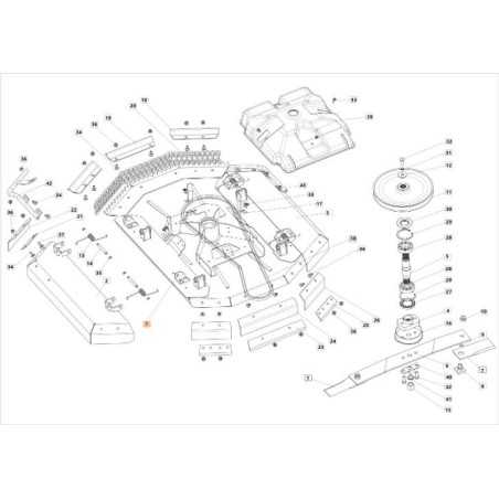 ORIGINAL CUTTING PLATE EMAK SGS532950472303 | NewgardenParts.com