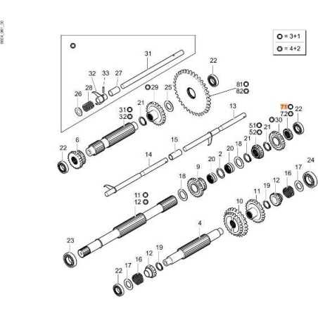 ORIGINAL EMAK PINION YF1375037 | NewgardenParts.com