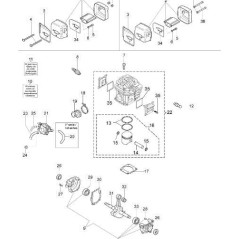 COMPLETE PISTON ORIGINAL EMAK 50082014C | NewgardenParts.com